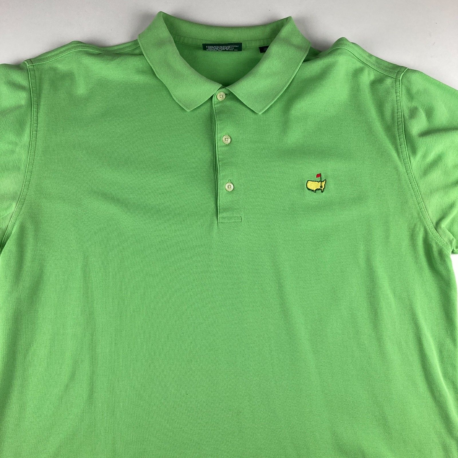 Masters Collection Polo Shirt Mens Xl Green Augusta Golf Cotton